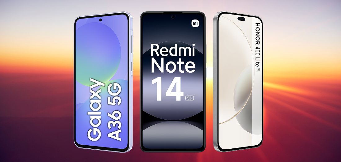 Gaxy A36 5G / Redmi Note 14 5G / Honor 400 Lite 5G