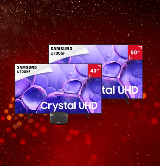 Box + TV Samsung UHD