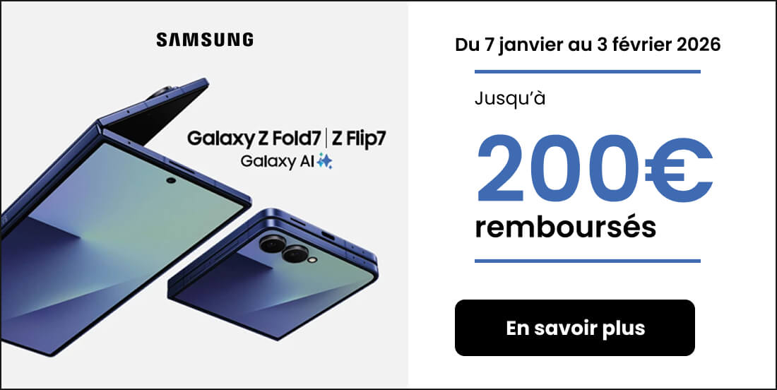 Samsung Galaxy Z Fold7 | Z Flip7 jusqu'à 200€ remboursés