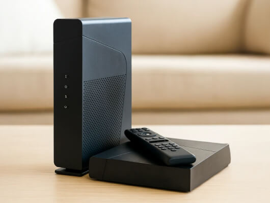 Fibre + TV + débit Jusqu'à 1 Gb/s ↓ 1 Gb/s ↑