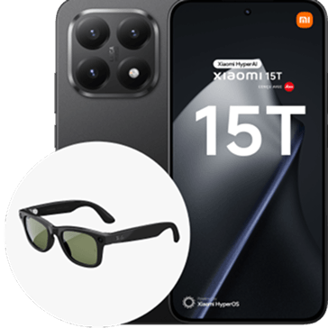 Xiaomi 15T + Ray-Ban Meta Wayfarer