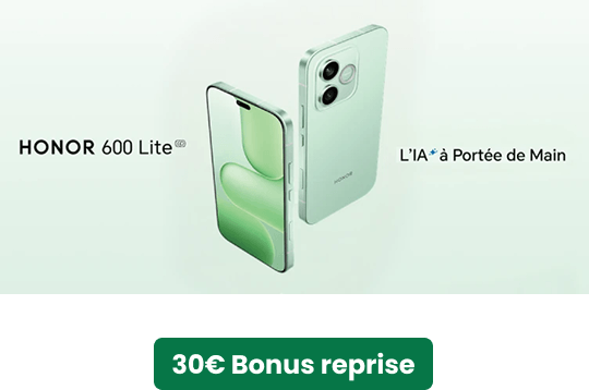 HONOR 600 Lite 5G - 30€ Bonus reprise